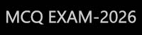 MCQ Exam-2026
